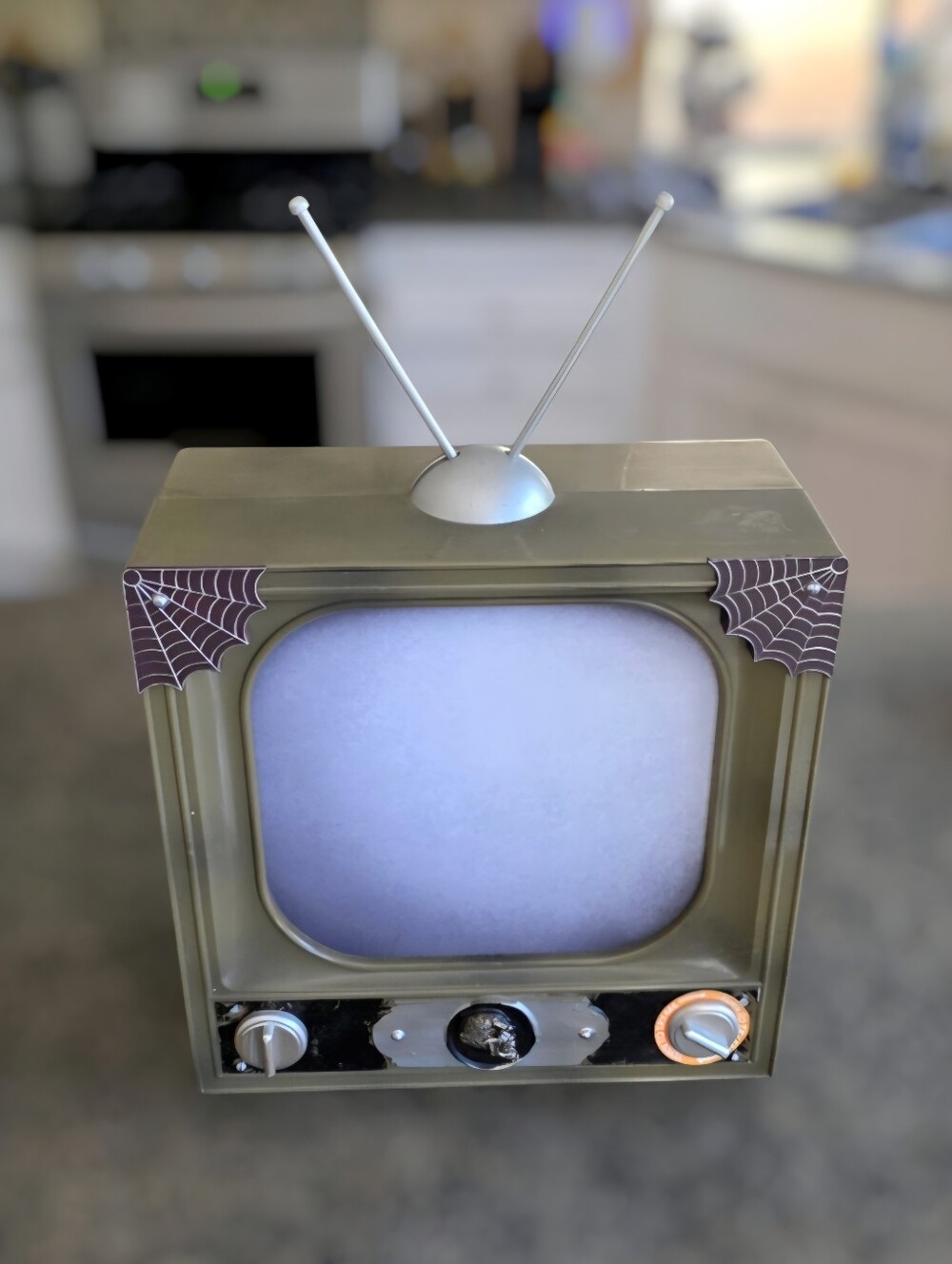 Tekky Haunted Terror TV Halloween Prop Animated rare Motion Activated NO Light S